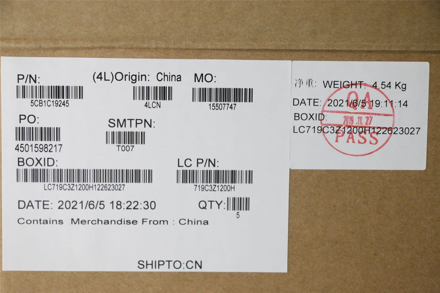 Lenovo 5 17ACH6H Palmrest Cover Touchpad Keyboard Spanish Backlit 5CB1C19245