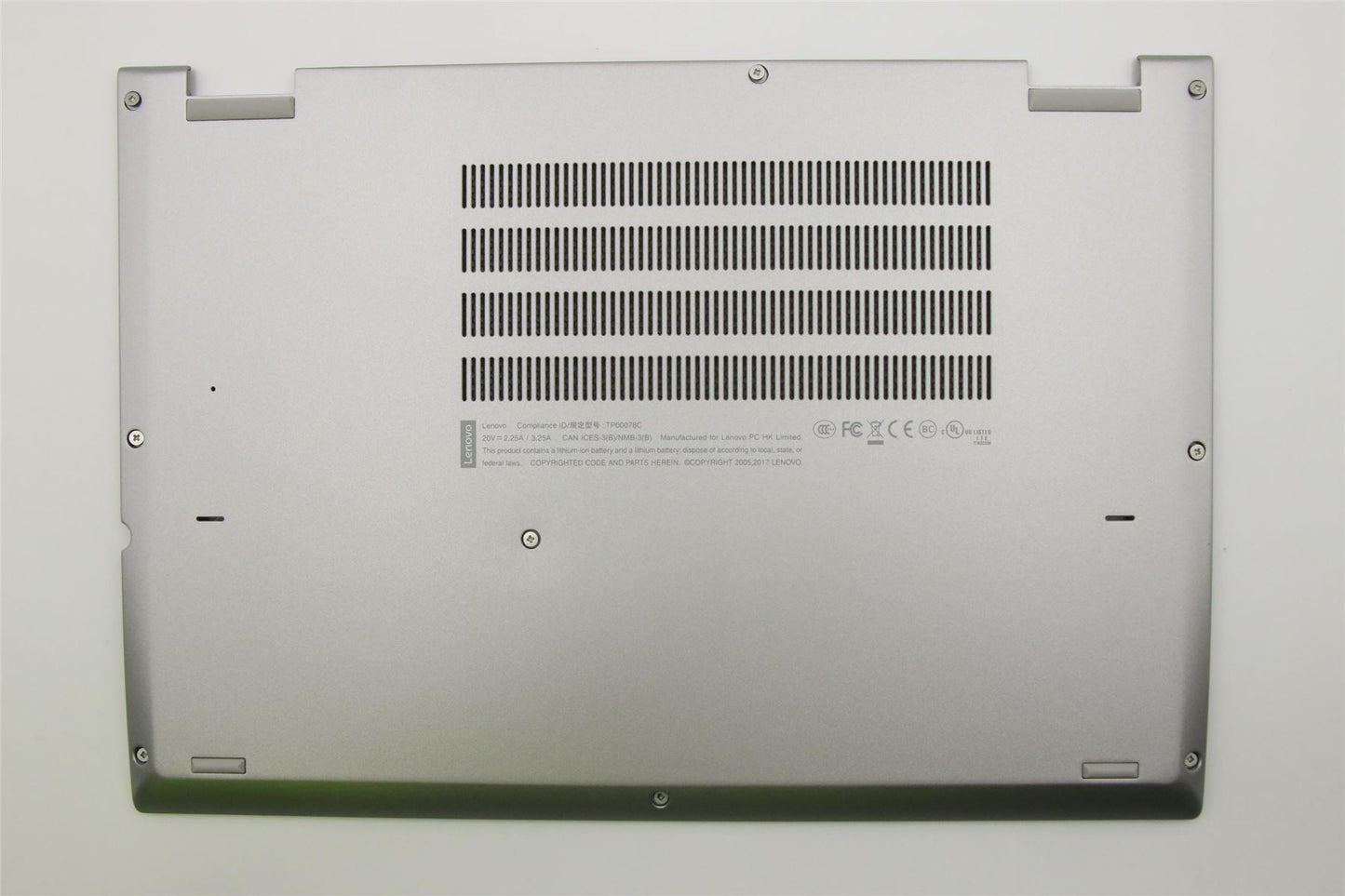 Lenovo FRU D Cover ASM,Silver 02DA143