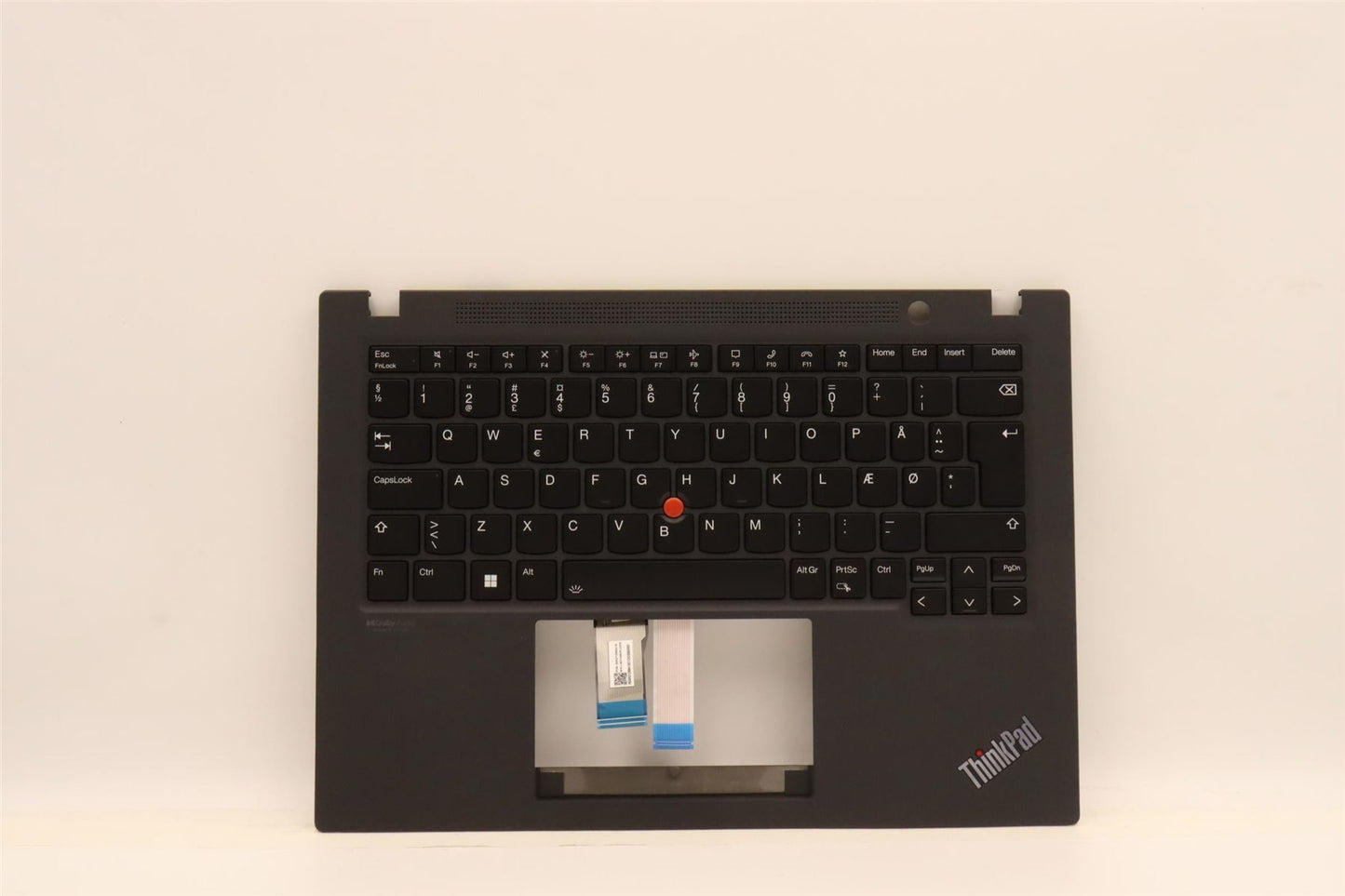 Lenovo ThinkPad T14s Gen 3 Keyboard Palmrest Top Cover Danish Black 5M11H27630