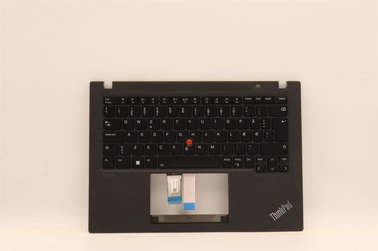 Lenovo ThinkPad T14s Gen 3 Keyboard Palmrest Top Cover Danish Black 5M11H27630