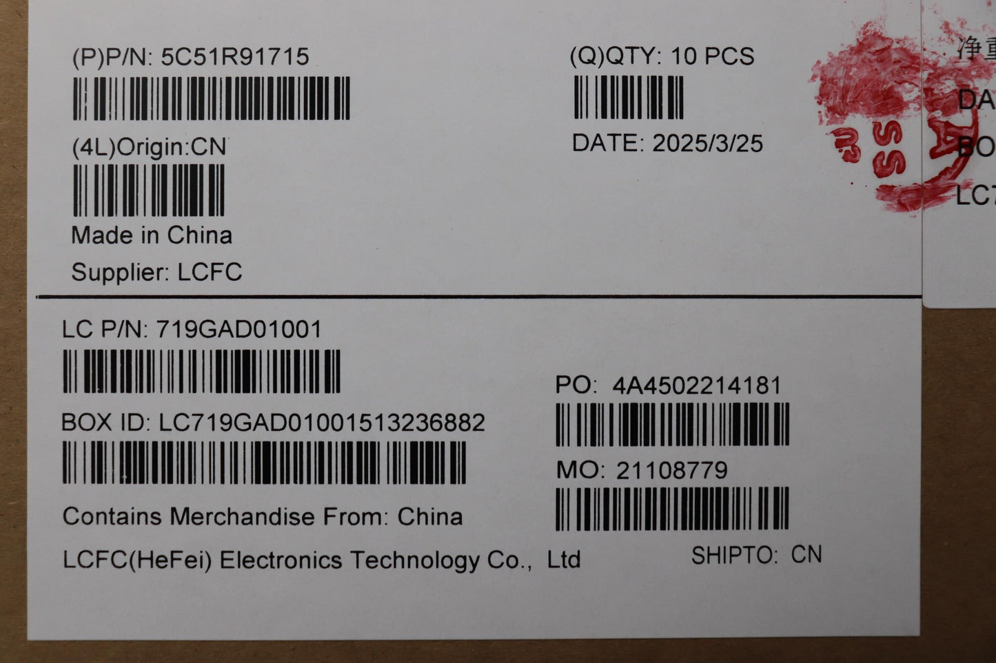 Lenovo CARDPOP PCBA NSG391 MTS40 B VGT I/O Board 5C51R91715