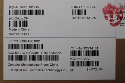 Lenovo CARDPOP PCBA NSG391 MTS40 B VGT I/O Board 5C51R91715