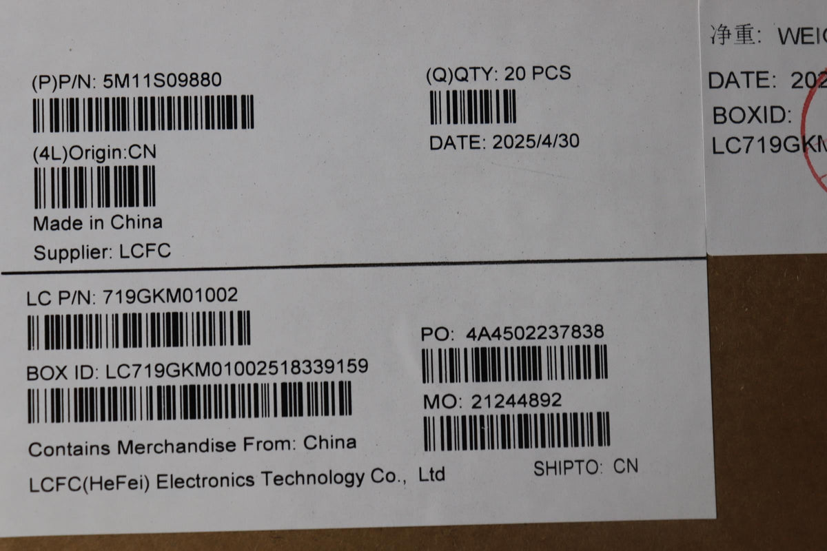 Lenovo MECH_ASM Kun 1.0 IRL POWER_BTN W BK Fingerprint FPR Power Board 5M11S09880