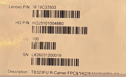 Lenovo TB323FU R-Camer FPC&*HQ251010048B0 CS FPC Board 5F78C32503