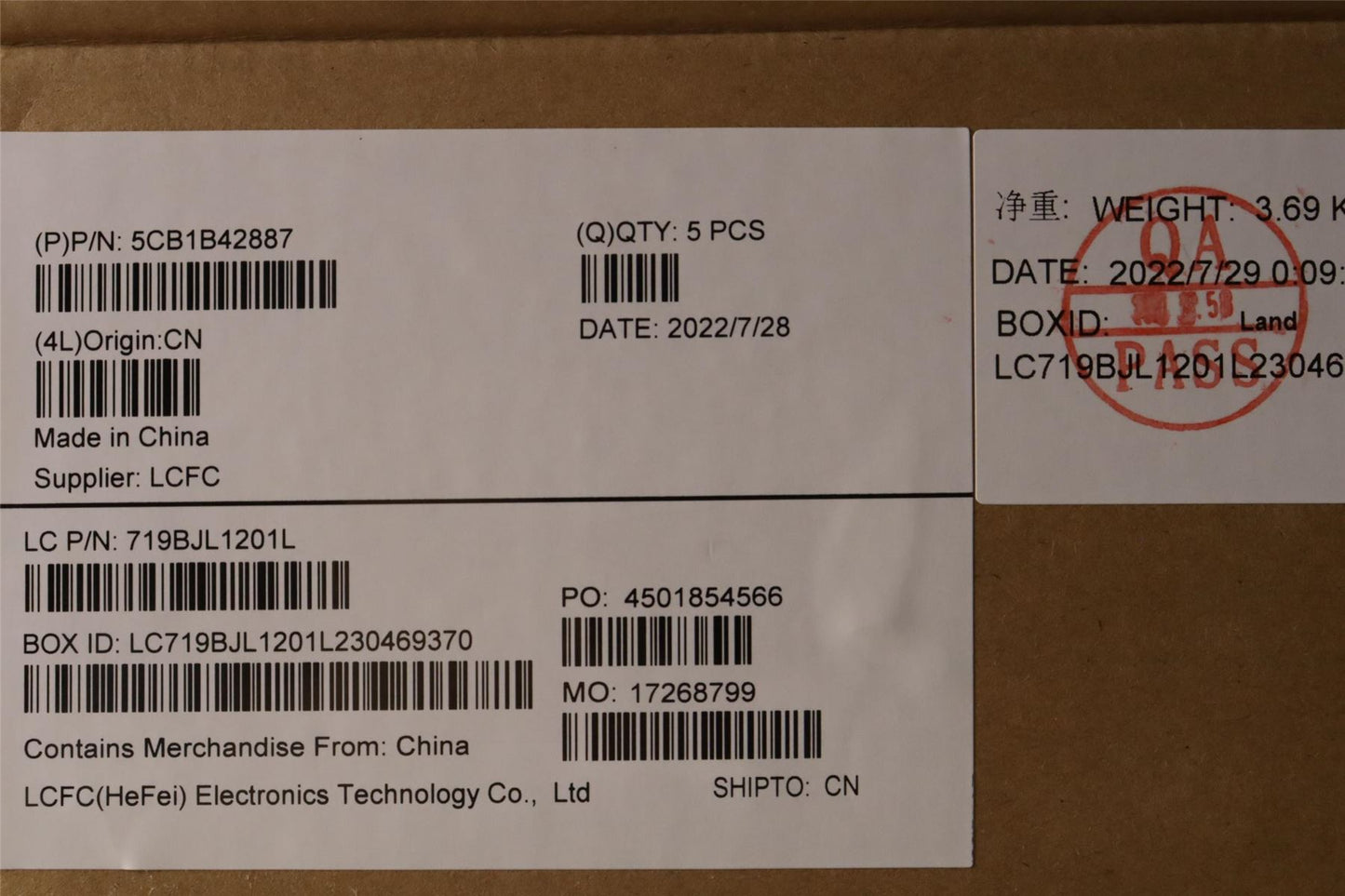 Lenovo IdeaPad 5 15ALC05 Palmrest Cover Touchpad Keyboard Abyss Blue 5CB1B42887