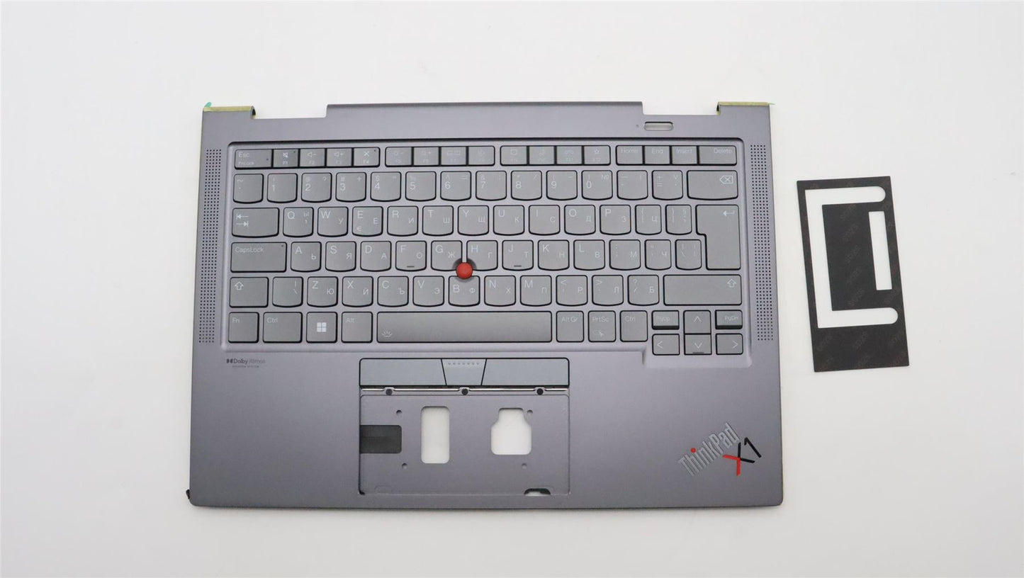 Lenovo ThinkPad X1 7th Gen Keyboard Palmrest Top Cover Bulgarian 5M11H45731