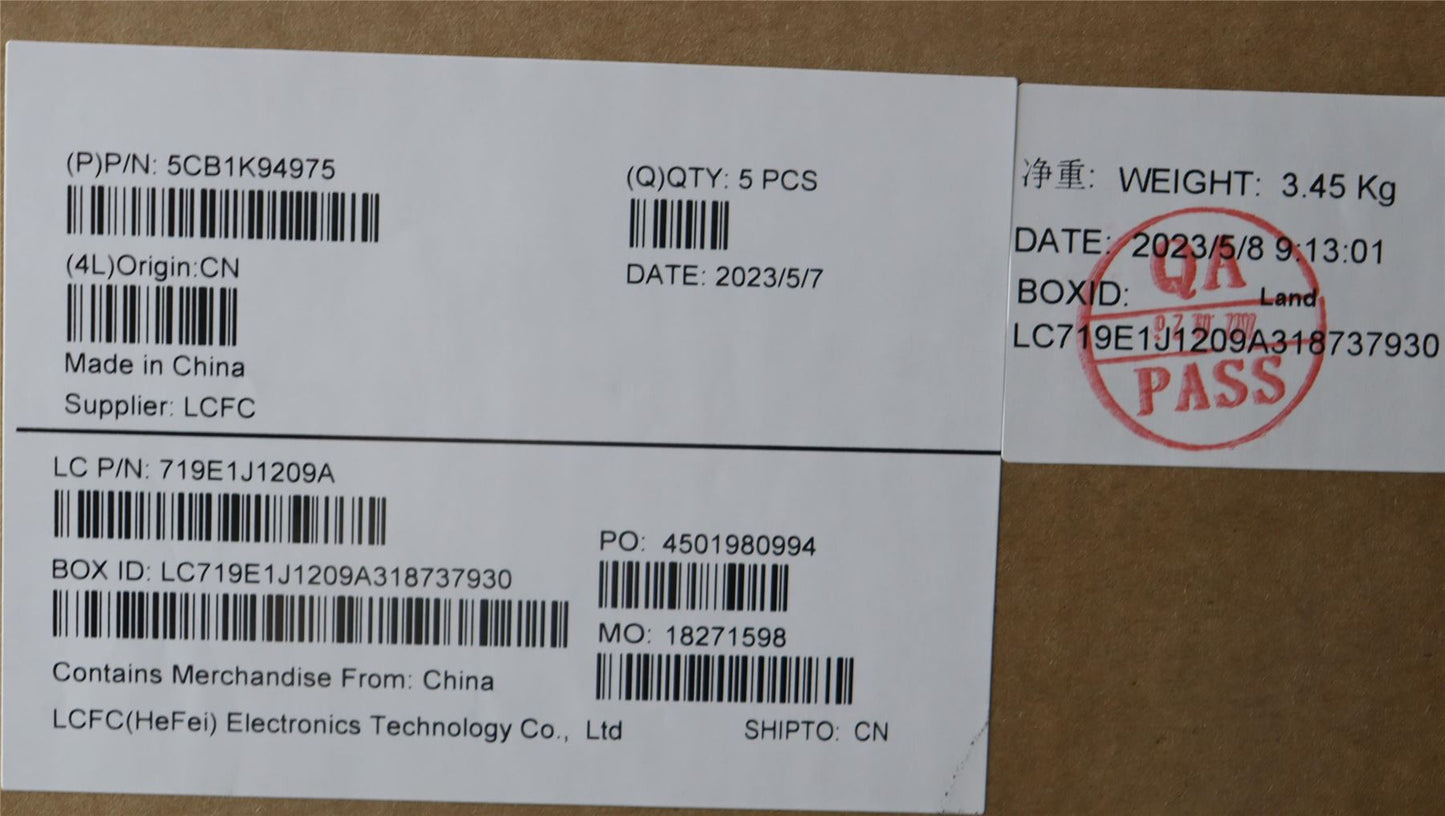 Lenovo COVER Upper Case ASM_ITA L82XB AG NBL 5CB1K94975