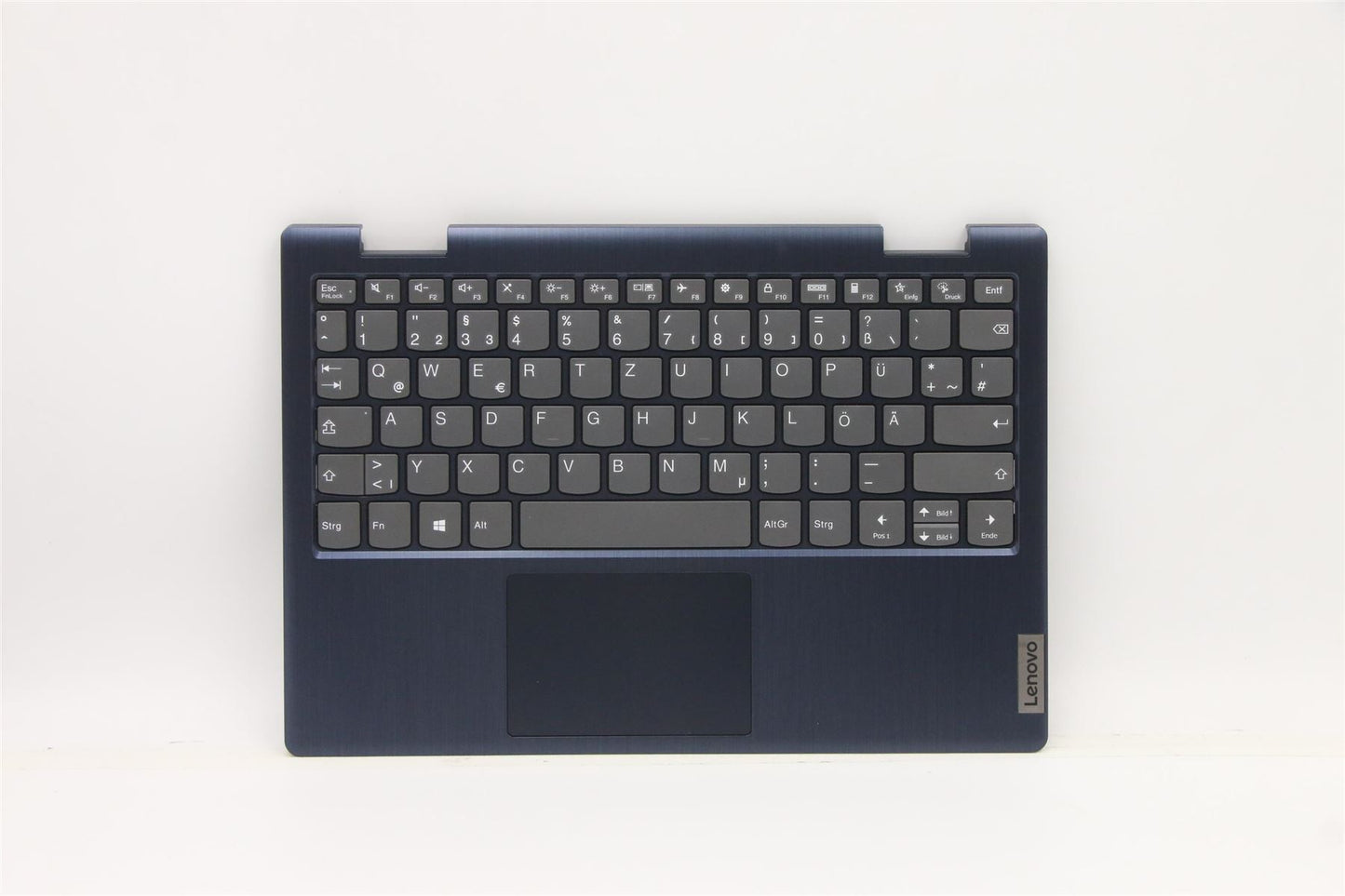 Lenovo Flex 3-11IGL05 Palmrest Cover Touchpad Keyboard German Blue 5CB0X56473