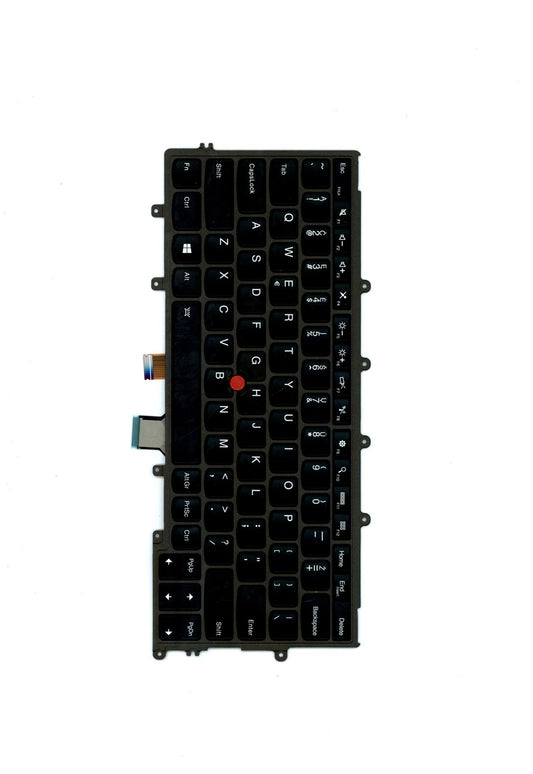Genuine Lenovo ThinkPad X240 X250 Keyboard Lithuanian Black Backlit 04X6386