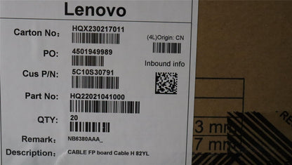 Lenovo FP board Cable H 82YL 5C10S30791