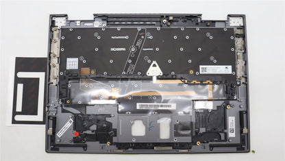 Lenovo ThinkPad X1 8th Gen Keyboard Palmrest Top Cover Hungarian Grey 5M11H62278