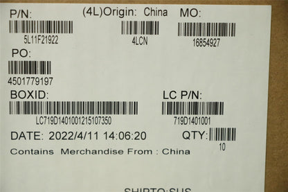 Lenovo LABEL K14 AMD FRU LABEL Kits 5L11F21922
