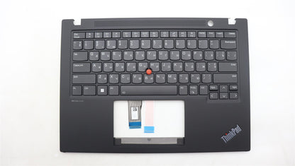 Lenovo ThinkPad T14s Gen 4 Keyboard Palmrest Top Cover Ukrainian 5M11L59427