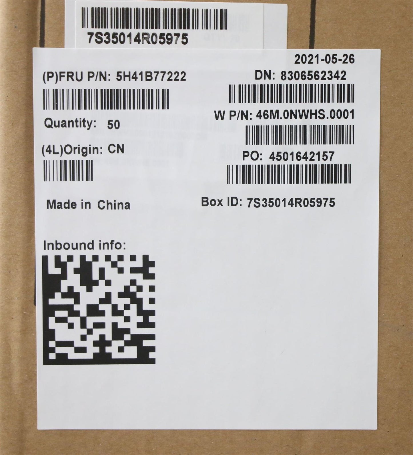 Lenovo 5H41B77222 HEATSINK ASSY UMA THERMAL HUAYING L14WG2