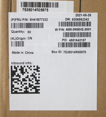 Lenovo 5H41B77222 HEATSINK ASSY UMA THERMAL HUAYING L14WG2