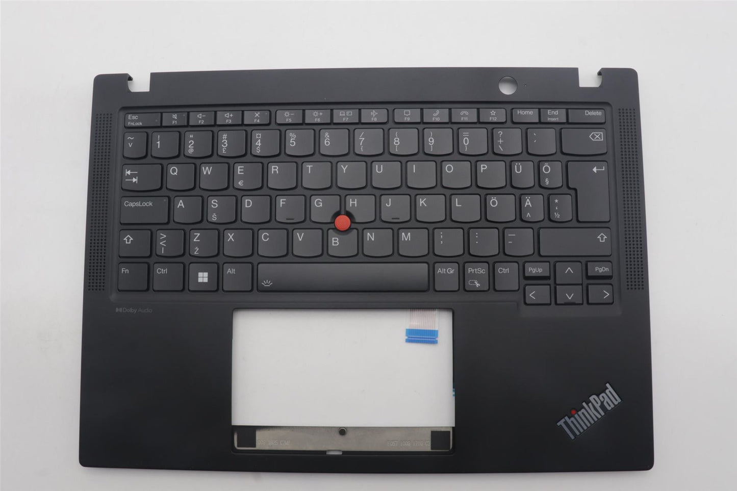 Lenovo ThinkPad X13 Gen 4 Keyboard Palmrest Top Cover Estonian Black 5M11L85911