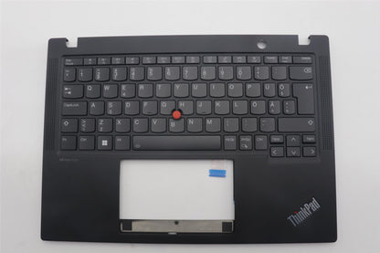 Lenovo ThinkPad X13 Gen 4 Keyboard Palmrest Top Cover Estonian Black 5M11L85911