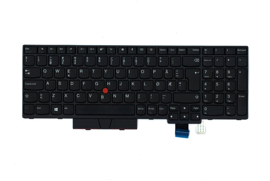 Lenovo ThinkPad T580 P52s Keyboard Nordic Black 01HX199