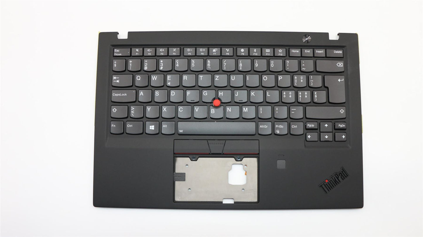 Lenovo Carbon X1 6. Tastatur-Handballenauflage, obere Abdeckung, Schweizer Schwarz, 01YR559