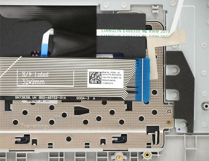 Lenovo Upper Case ASM 81T9 w/NBL KB NORDI 5CB0U43710