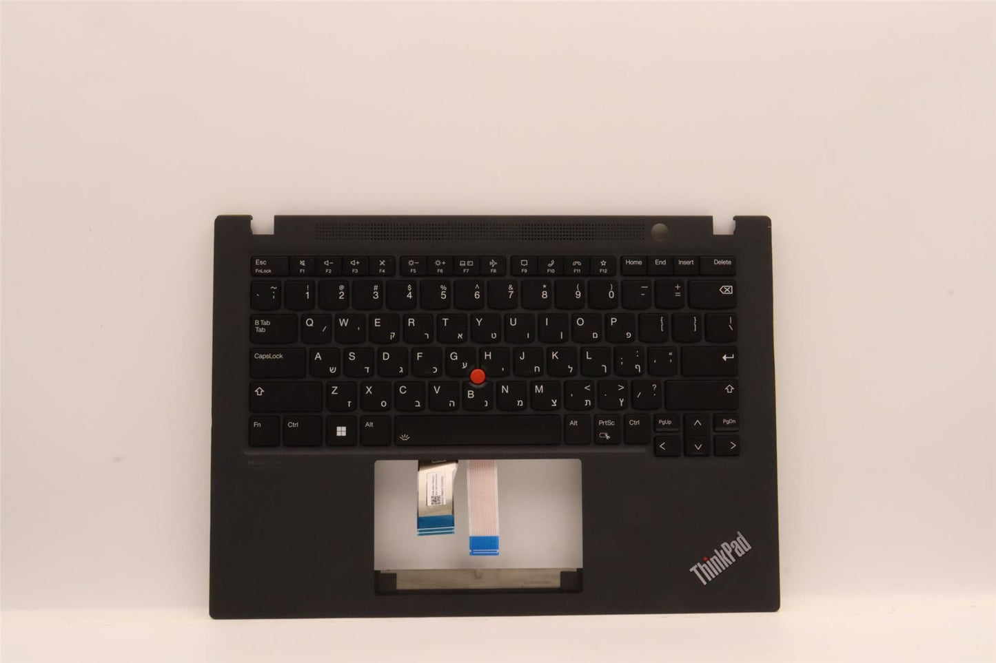 Lenovo ThinkPad T14s Gen 3 Keyboard Palmrest Top Cover Hebrew Black 5M11G27244