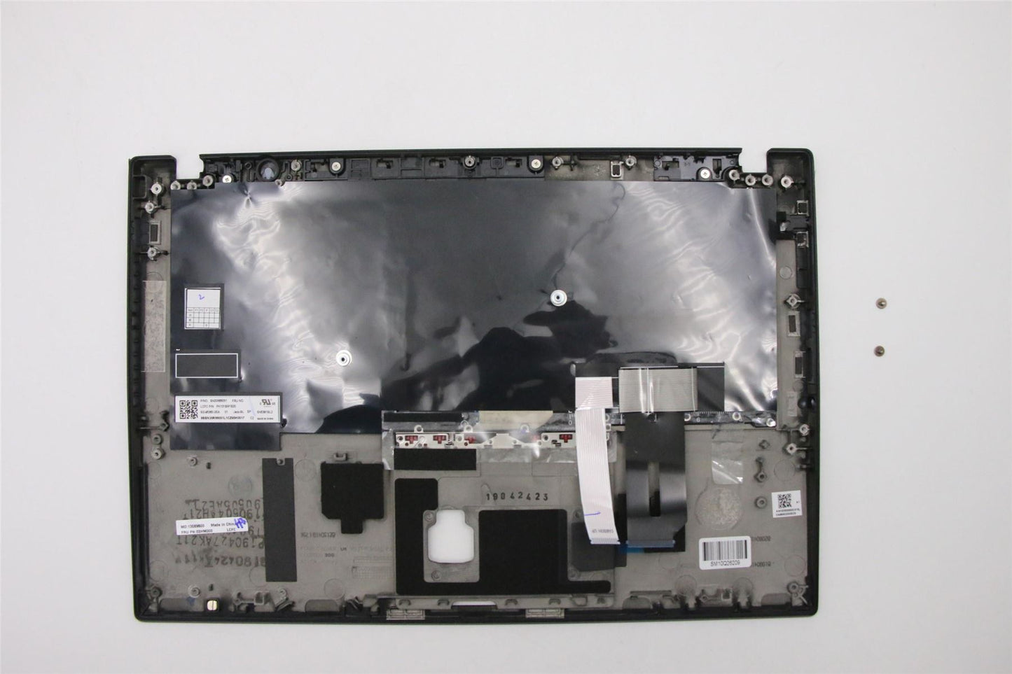 Lenovo ThinkPad T490s Keyboard Palmrest Top Cover Spanish Black Backlit 02HM300