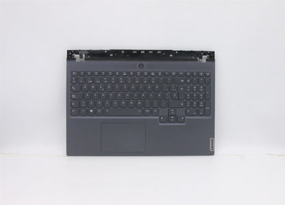 Lenovo Legion 7 15IMH05 Palmrest Cover Touchpad Keyboard Spanish Grey 5CB0Z21004