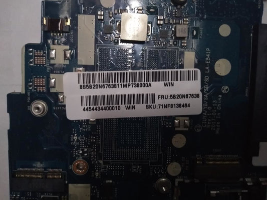 Lenovo Yoga 520-14IKB Motherboard Mainboard 5B20N67638