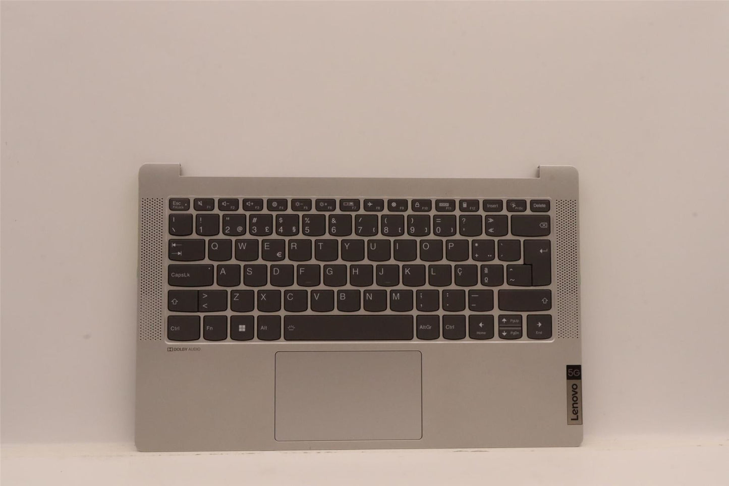 Lenovo IdeaPad 5G 14Q8X05 Palmrest Cover Touchpad Keyboard Silver 5CB1D66558