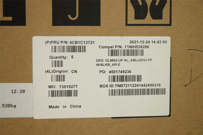 Lenovo IdeaPad 5-14ALC05 Palmrest Cover Touchpad Keyboard Arabic Blue 5CB1C13721