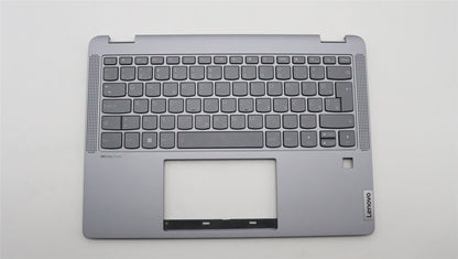 Lenovo IdeaPad 5 14ABR8 Keyboard Palmrest Top Cover Slovenian Silver 5CB1K20808