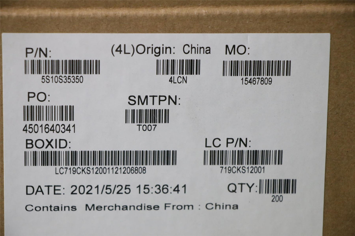 Lenovo SCREW Screw L 82M71.98D3LK4D0.5TZKNL 5S10S35350