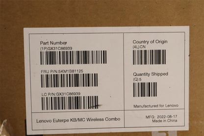 Lenovo KYB_MOUSE G-Tech Euterpe G/B BE_En 5KM1B81125