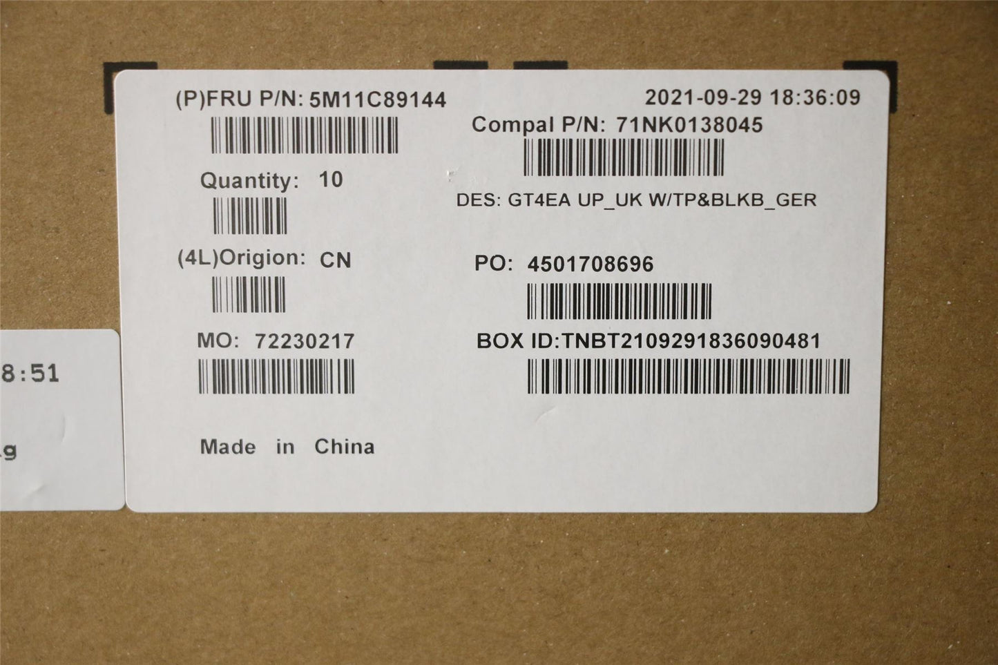 Lenovo IdeaPad 14e Gen 2 3 14APO6 Palmrest Cover Touchpad Keyboard 5M11C89144