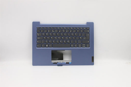 Lenovo IdeaPad 1-14IGL05 Keyboard Palmrest Top Cover UK Blue 5CB0X56995