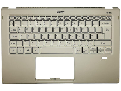 Acer Swift SF514-55T Palmrest Cover Keyboard UK Gold Backlit 6B.HX9N8.031