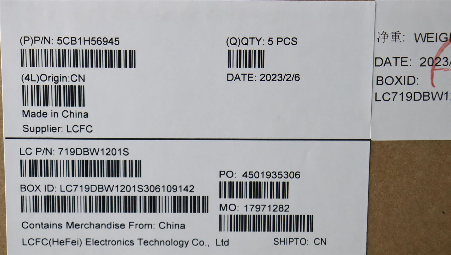 Lenovo Upper Case ASM_GER L82RJ NFP AG 5CB1H56945