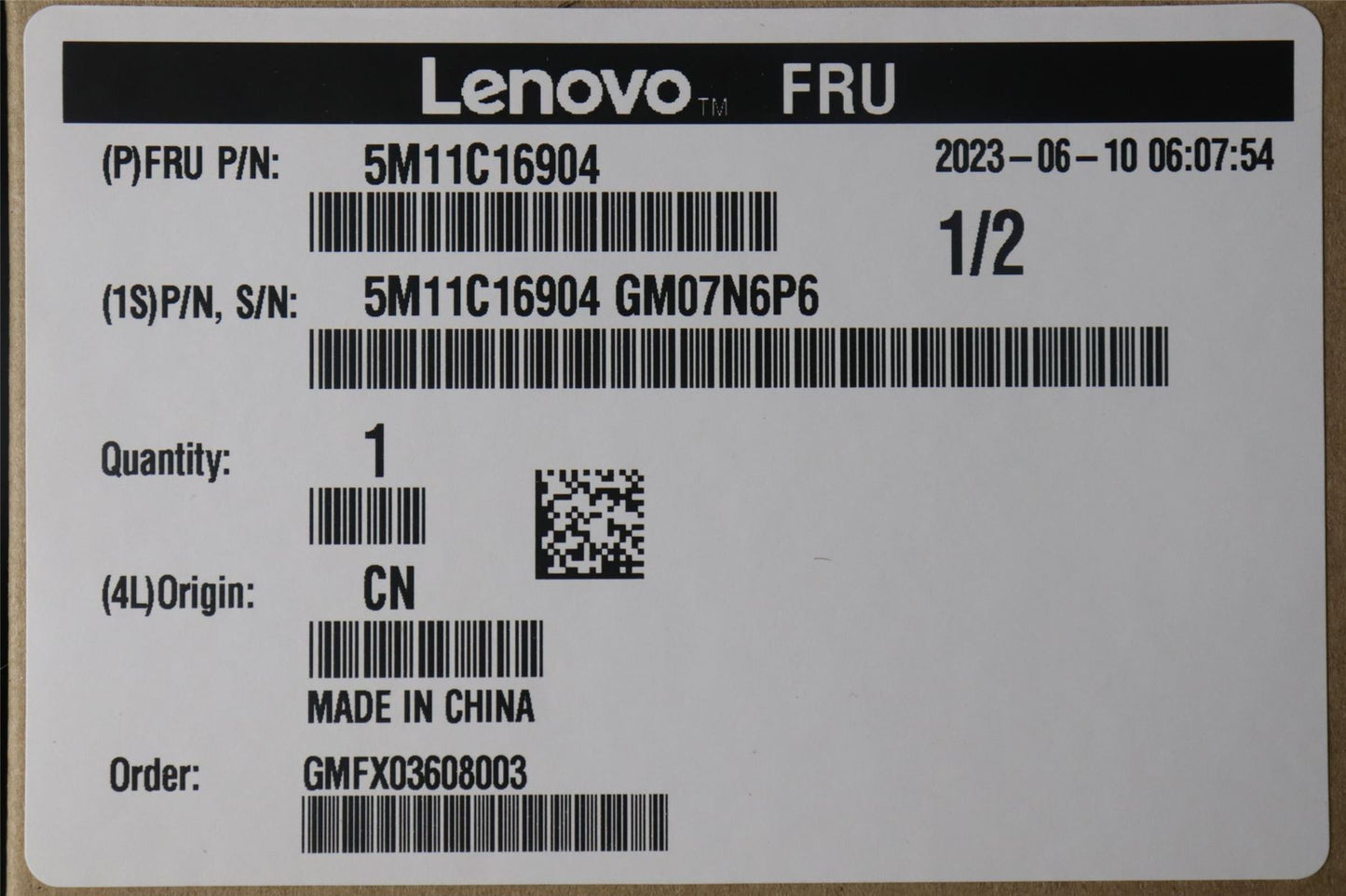Lenovo USB MCR Card & bezel kit 5M11C16904