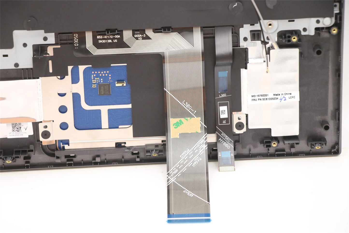 Lenovo Legion 5 Pro-16ITH6H Tastatur-Handballenauflage, obere Abdeckung, USA, Europa, 5CB1D05234