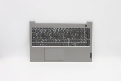Lenovo ThinkBook 15 G3 ACL Keyboard Palmrest Top Cover Czech Silver 5CB1C88613
