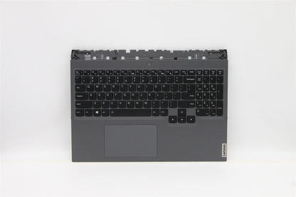 Lenovo Legion 5 Pro-16ACH6H Keyboard Palmrest Top Cover US Grey 5CB1C14948