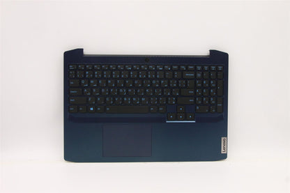 Lenovo IdeaPad 3-15ARH05 Palmrest Cover Touchpad Keyboard Arabic Blue 5CB0Z37662