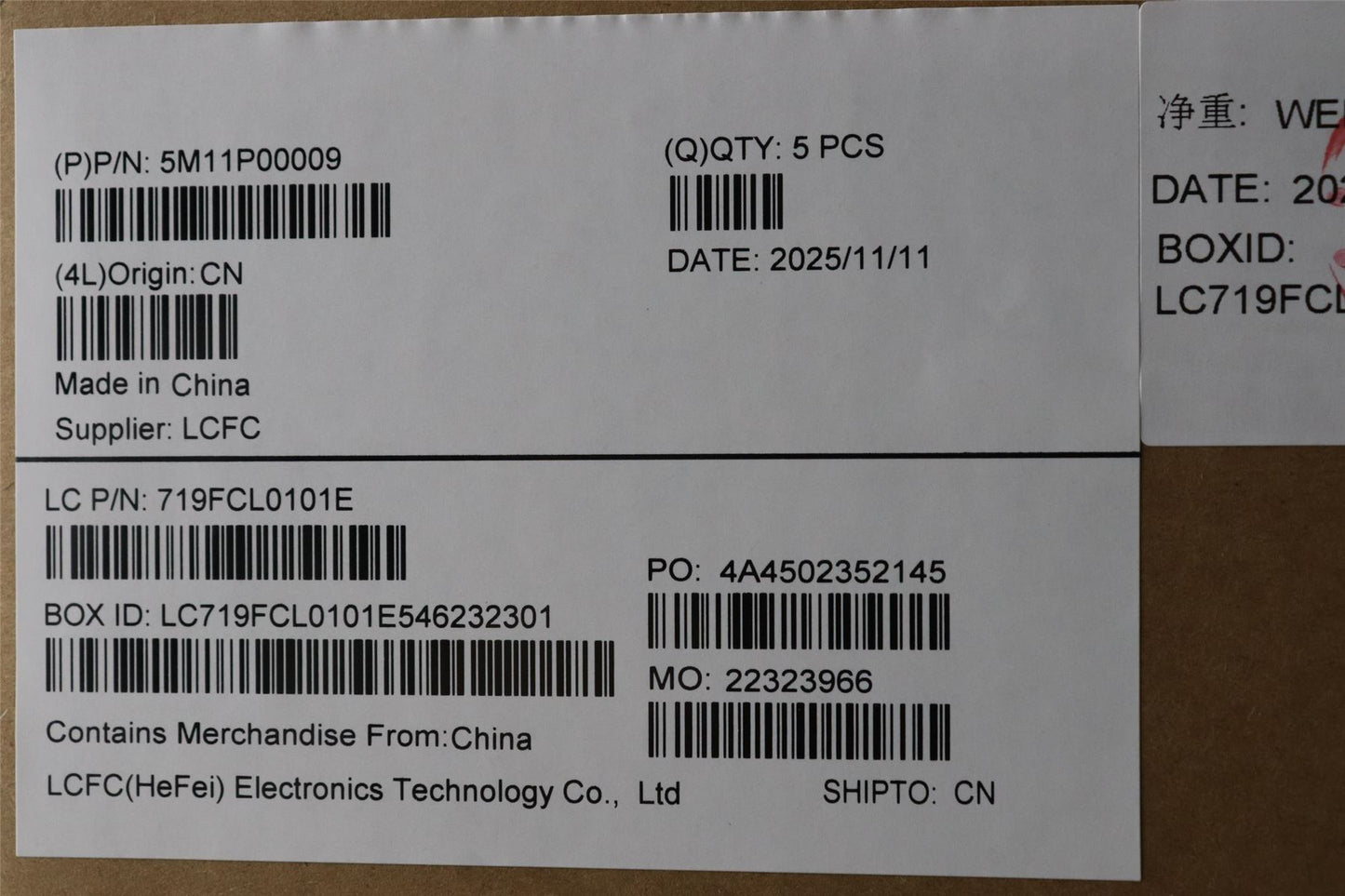Lenovo MECH_ASM FRU SWE/FIN (TRI) UK BK 5M11P00012