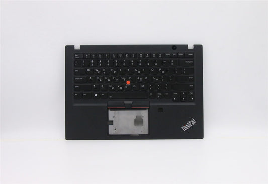Lenovo ThinkPad T495s Palmrest Cover Keyboard Greek Black Backlit 5M11A08635