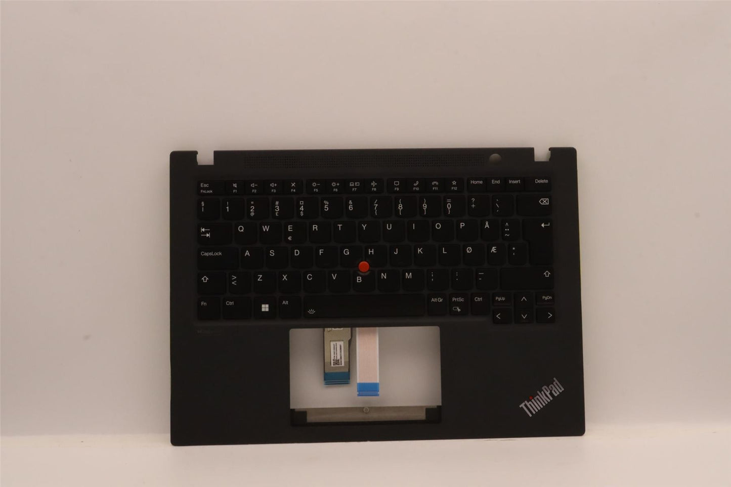 Lenovo ThinkPad T14s Gen 3 Keyboard Palmrest Top Cover Norwegian 5M11G27314