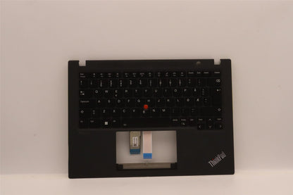 Lenovo ThinkPad T14s Gen 3 Keyboard Palmrest Top Cover Norwegian 5M11G27314