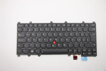 Lenovo Yoga X380 Keyboard Swiss Black Backlit 01HW641