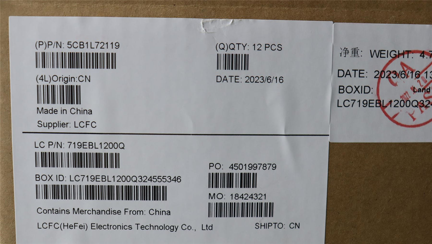Lenovo Keyboard L82YQ Assy ENG 5CB1L72119