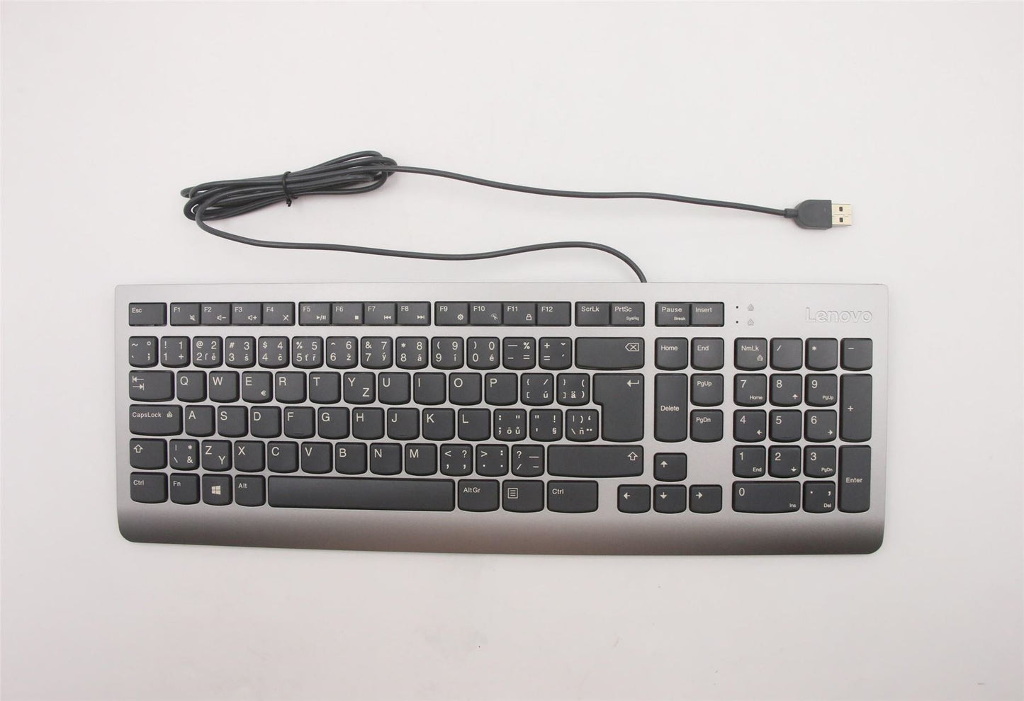 Lenovo IdeaCentre 5-27IMB05 USB Wired Keyboard Czech Slovakian Grey 5D50U84423