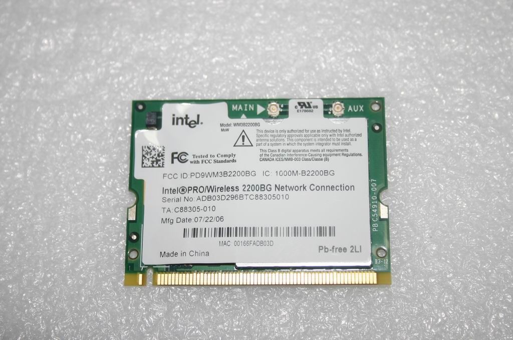 Lenovo Mini b/g SKU1无线网卡41W1279 PCI Intel Board 11008189